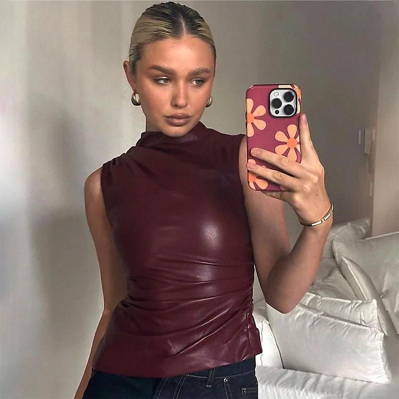 Clara | Burgundy Top